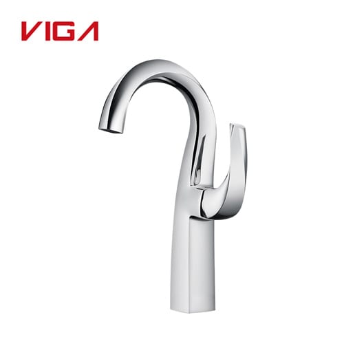 Brass Bathroom Sink Faucet Chrome Plated Bar Faucet Single Lever Basin Mixer