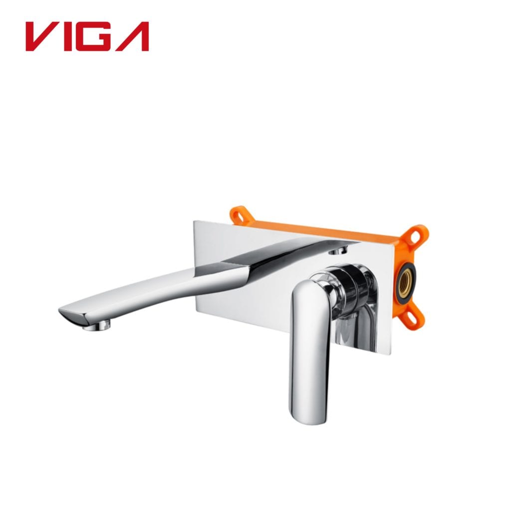 Wall Mount Bathroom Faucet with Embedded Box