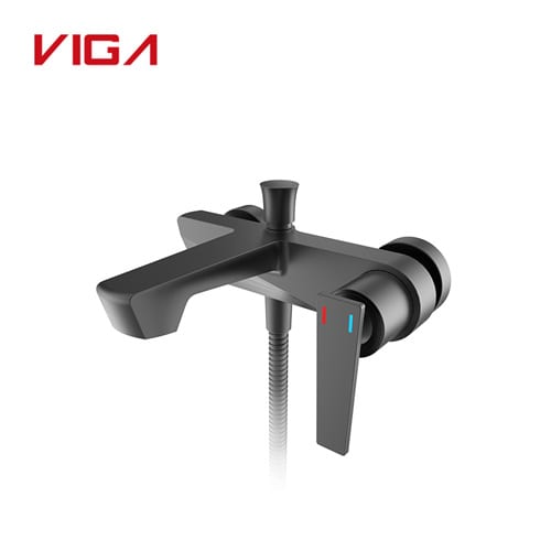 Black Bathtub Mixer Shower faucet with Spout suppliers