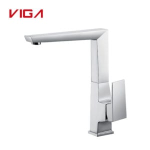 Brass Kitchen Faucet Single Handle Swivel Kitchen Sink Faucet