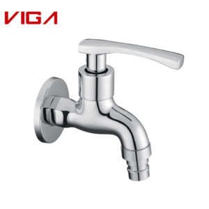 Good Quality Chrome Plated Brass Single Cold Tap For Wash Machine