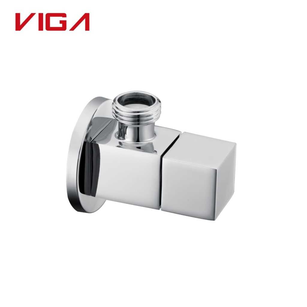 Brass angle valve for bathroom