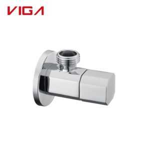 Chrome plated brass angle valve with high quality