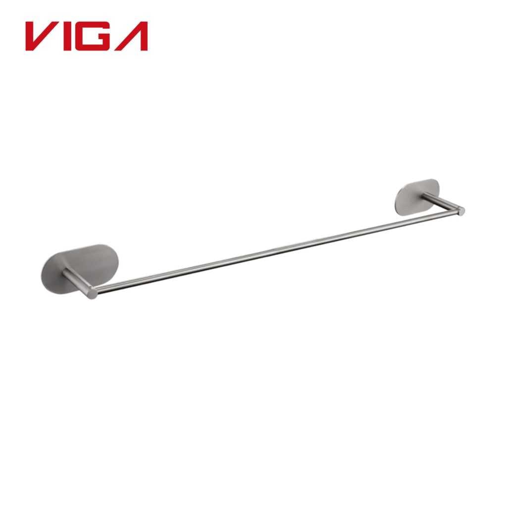 Single Towel bar, Portasciugamano, 3M Sticker Wall Mounted, Without Drilling Hole