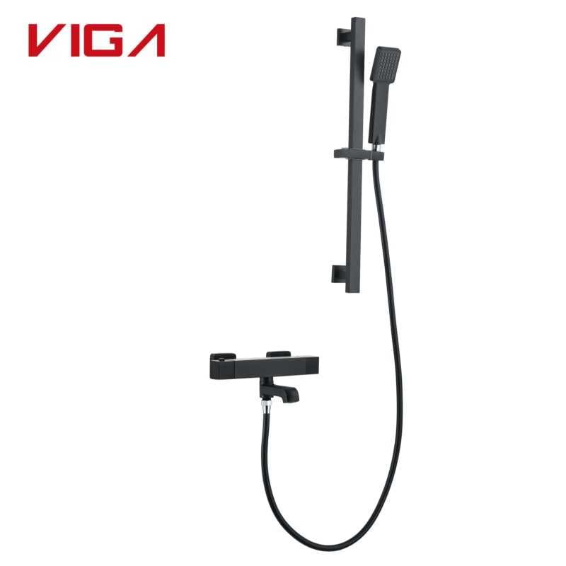 Supplying Wholesale Round Exposed Thermostatic Shower Set VIGA Faucet ManufacturerSupplying