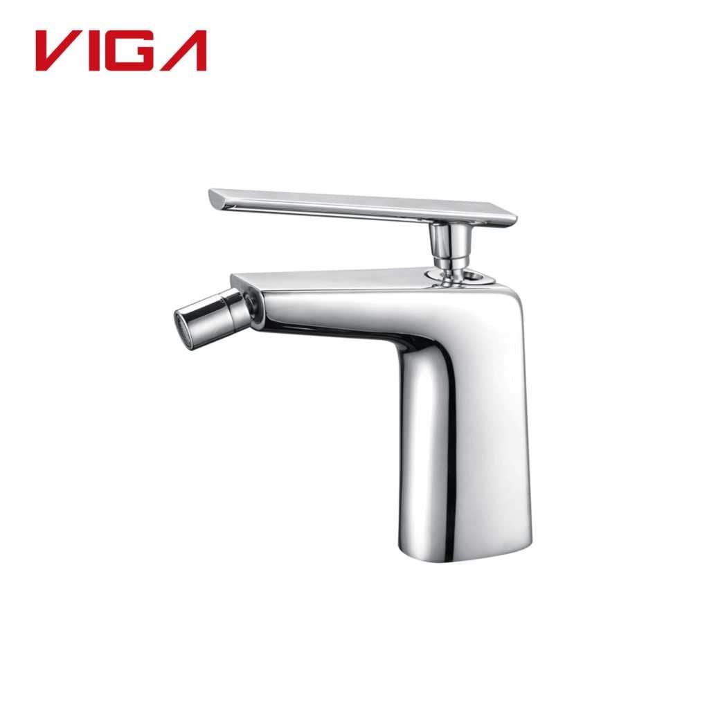 Chrome Plated Single Handle Toilet Bidet Mixer factory