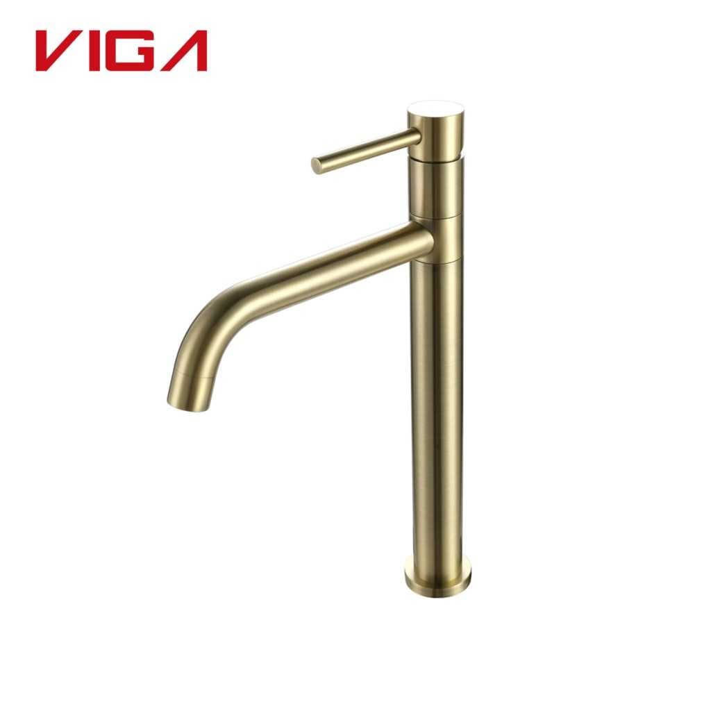 Tall Bathroom Sink Taps Gold Outlet Wholesale