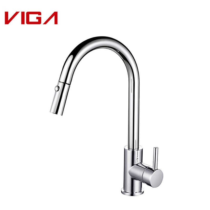 Kitchen Mixer, Pull Down Kitchen Sink Faucet, Kitchen Water Tap, Faucet Manufacturer, Viga Faucet