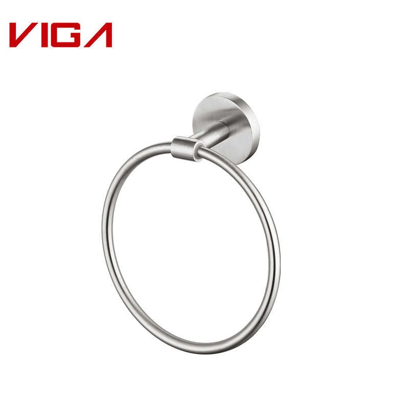 UniqueTowel Ring Anneaux porte-serviettes muraux en acier inoxydable 304