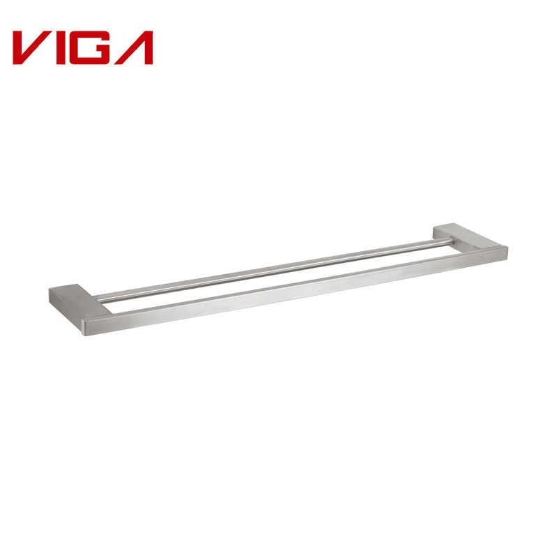 VIGA FAUCET, Thép không gỉ 304 Double Towel Bar