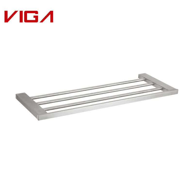 High Quality Stainless Steel 304 Single Layer Towel Rack In Brushed Finished