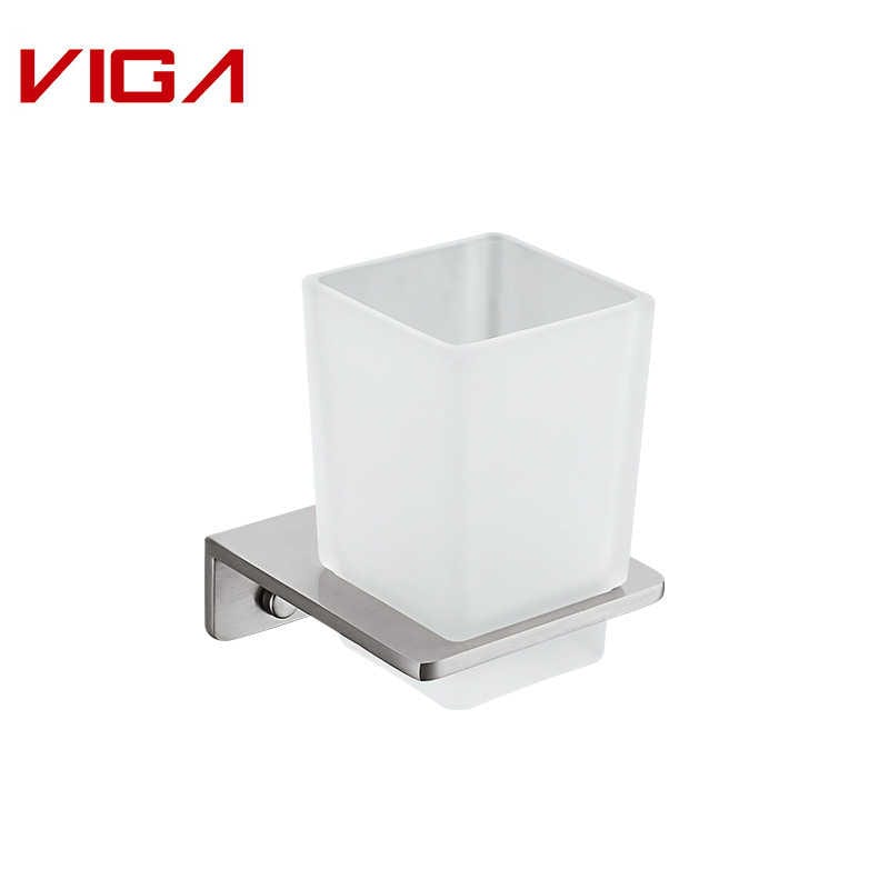 Acciaio inossidabile di alta qualità 304 Square Single Tumbler Holder