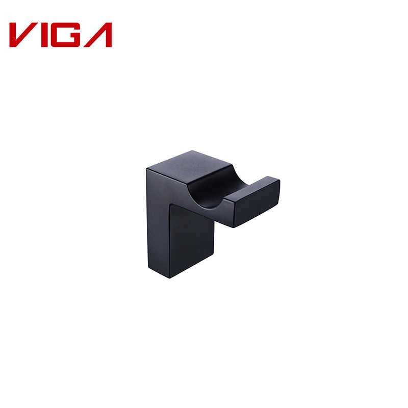 Black Square Robe Hook