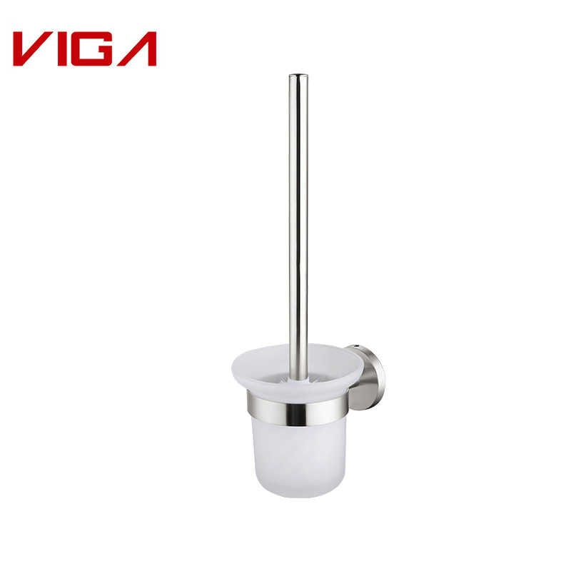 ROBINET VIGA, Acier inoxydable 304 Porte-brosse de toilette