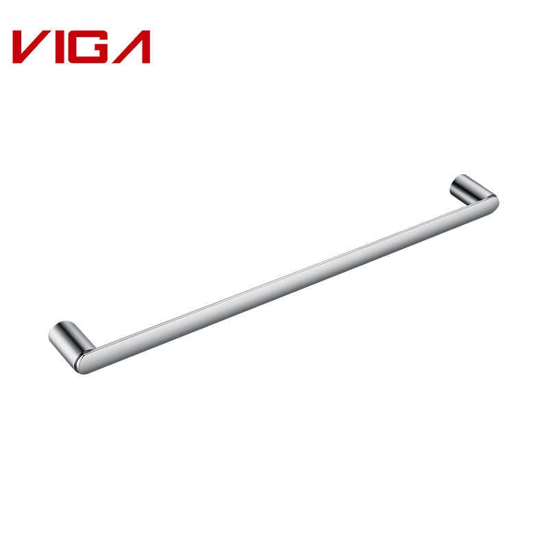 VIGA FAUCET, Single Towel Bar, Brass, Chrome Plated