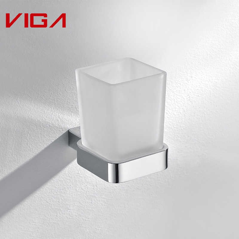 ROBINET VIGA, Porte-gobelet mural pour salle de bain