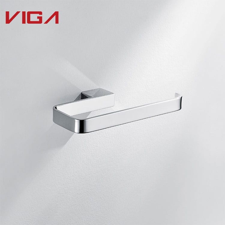 VIGA FAUCET, Toilet Paper Holder, Brass, Brushed Nickel