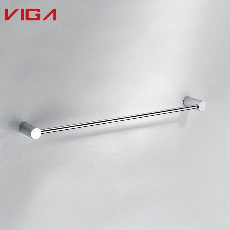 VIGA水龍頭, Single Towel Bar, Wall Mounted Bathroom Towel Rack