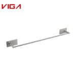 Top quality stainless steel 304 save drilling hole single towel bar