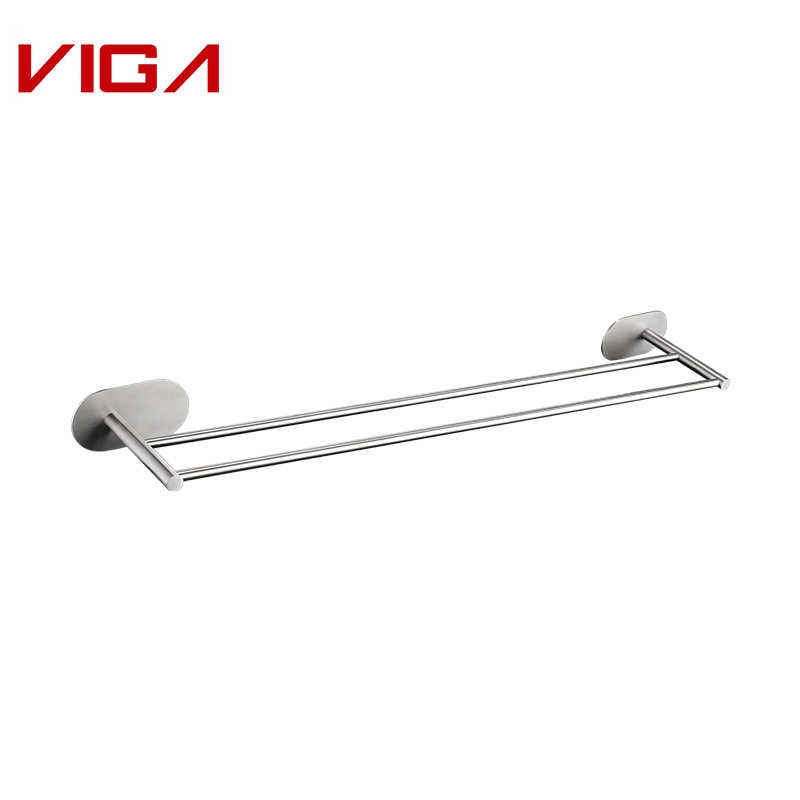 VIGA FAUCET, Paslanmaz çelik 304 Double Towel Bar