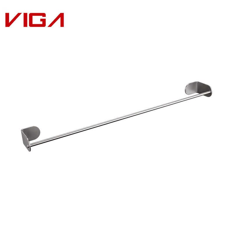 VIGA FAUCET, Single Towel Bar, Self-adhesive Bathroom Towel Bar