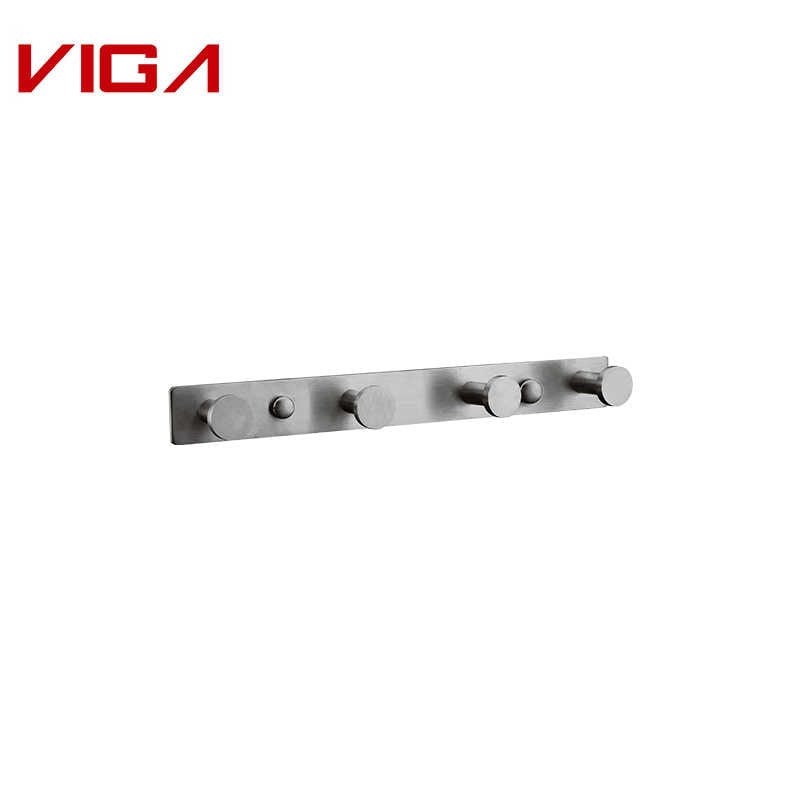 GRIFO VIGA, Stainless Steel 304 Four Robe Hook