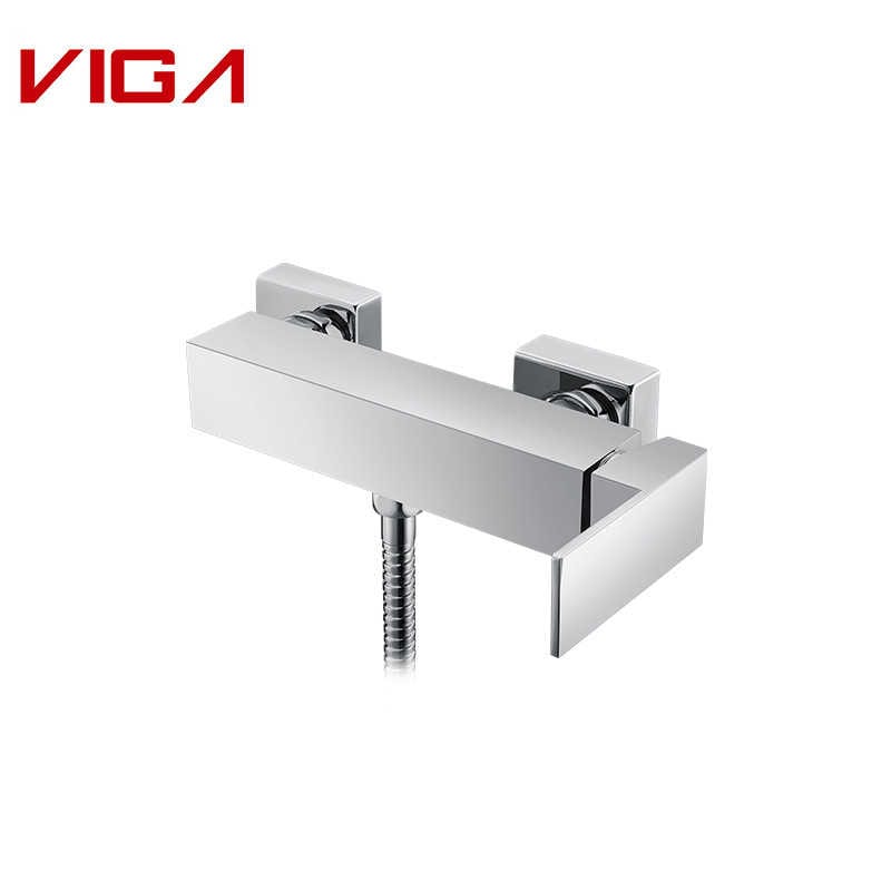 VIGA FAUCET, Concealed Shower Mixer, Wall-mounted Shower Mixer, Brass, Chrome Plated