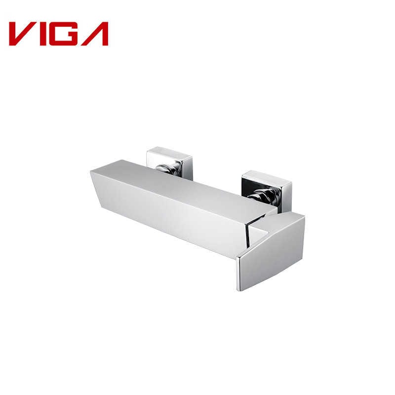 VIGA FAUCET, Concealed Shower Mixer, Wall-mounted Shower Mixer, Messing, Forkrommet