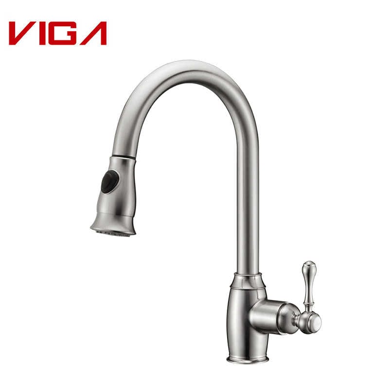 VIGA Faucet, Kitchen Mixer, Kitchen Water Tap, Pull-out Kitchen Sink Faucet