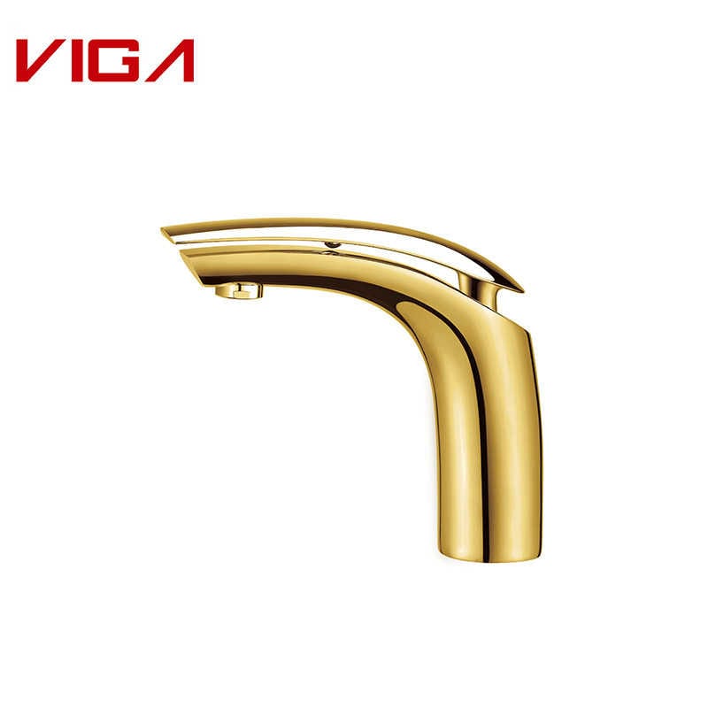 VIGA FAUCET Single Handle Basin Mixer, Twalèt lavabo, Basin Tap, Brass, PVD