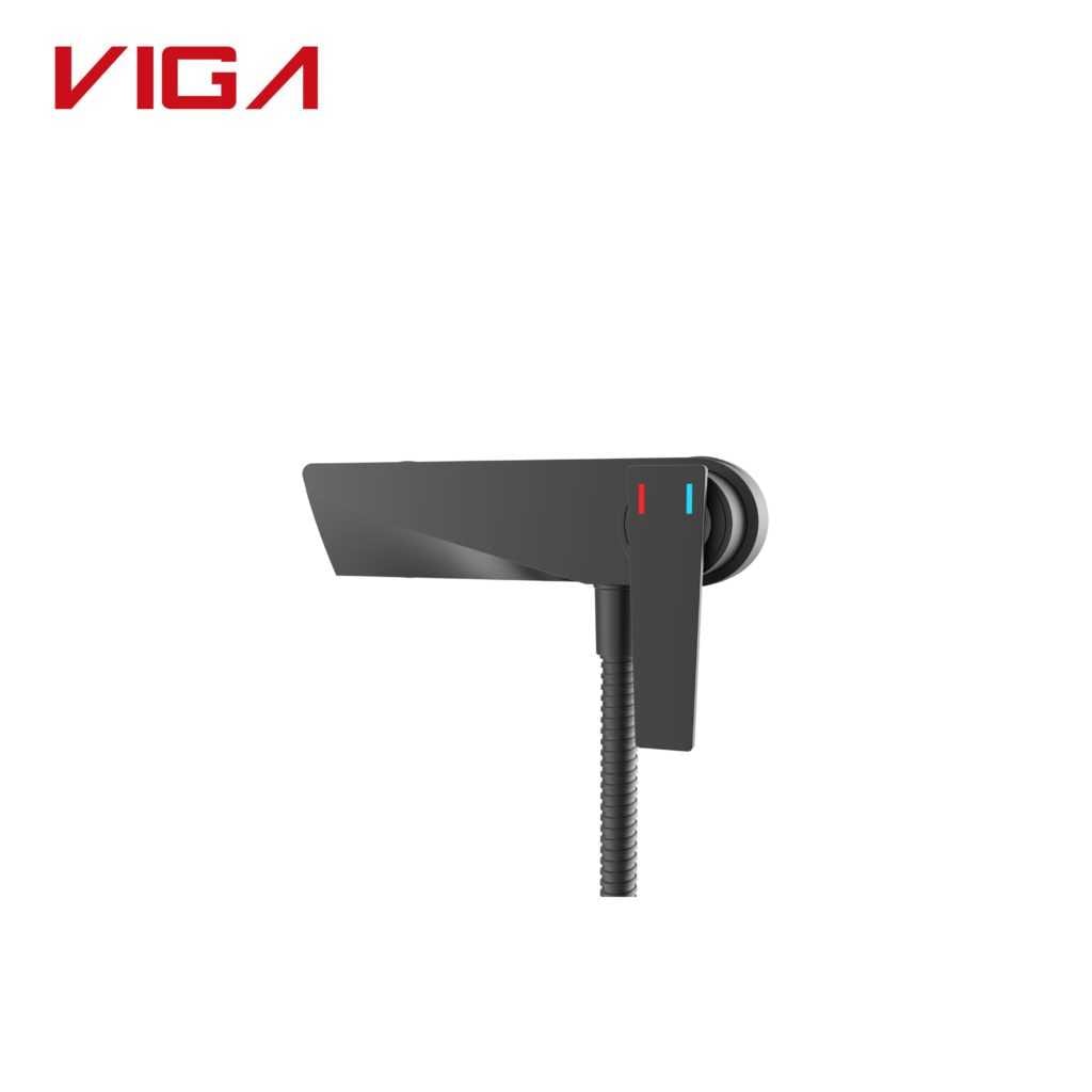 VIGA Concealed Shower Mixer, Wall-mounted Shower Mixer, نحاس, الكروم مطلي
