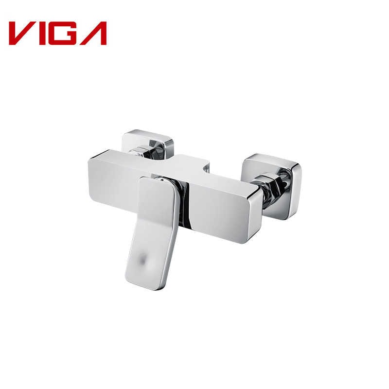 VIGA FAUCET Concealed Shower Mixer, Mezclador de ducha de pared, Latón, Cromado