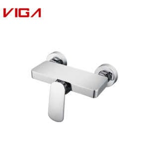 Hot And Cold Water Single Handle Chrome Plated Shower Mixer