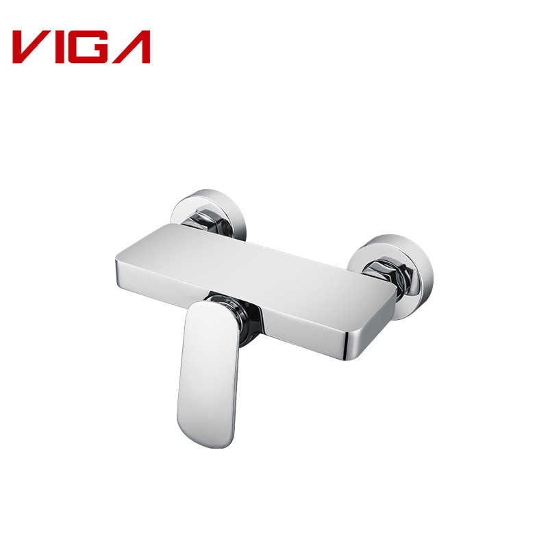 VIGA FAUCET, Concealed Shower Mixer, Wall-mounted Shower Mixer, Pràis, Chrome air a phlugadh