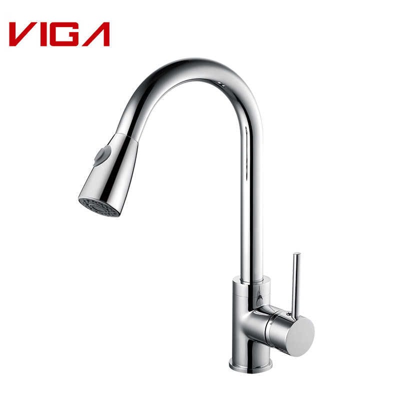 ВИГА Смеситель, Кухонный смеситель, Кухонный водопроводный кран, Kitchen Sink Mixer