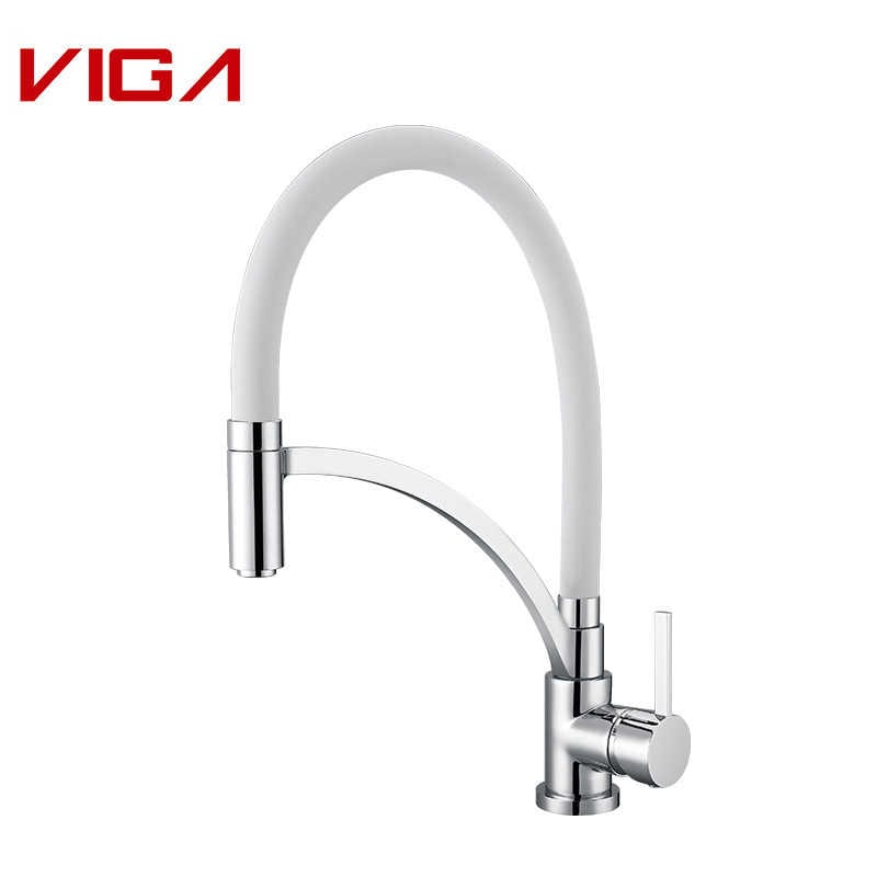 Keran VIGA, Pengadun Dapur, Paip Air Dapur, Pull-out Kitchen Sink Faucet