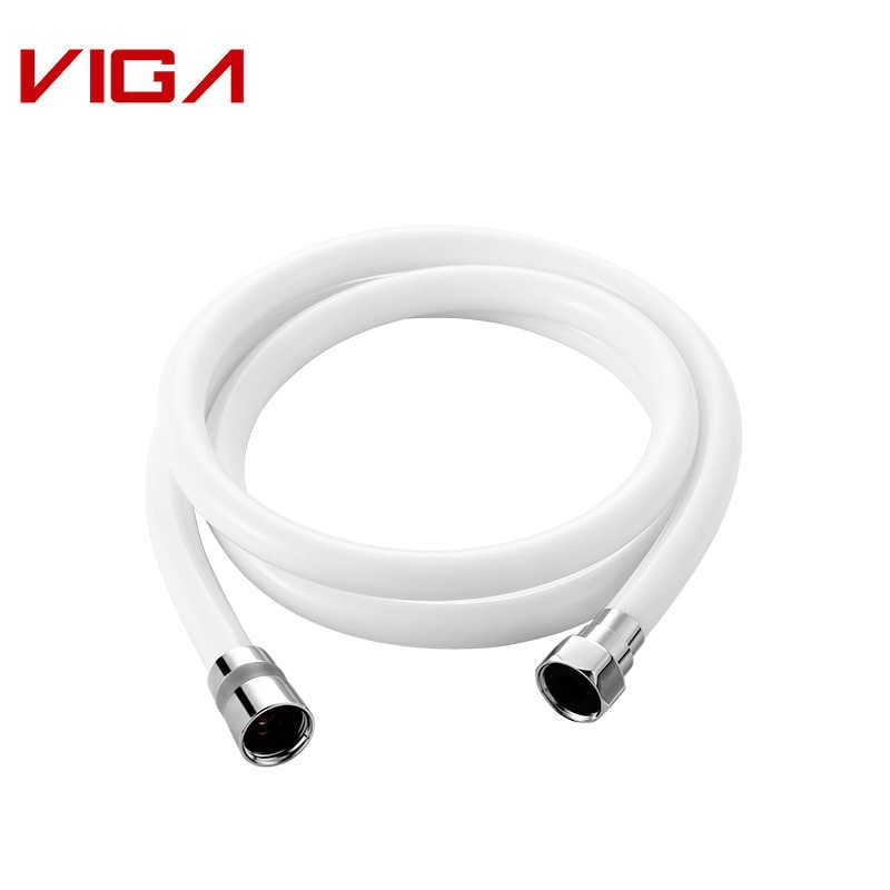 1.5m PVC Flexible Shower Hose, Extra Long Stainless Steel Handheld Hose