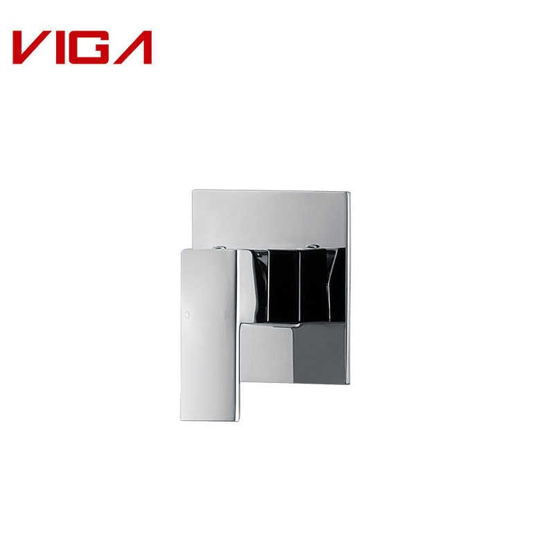 Concealed Shower Mixer, Wall-mounted Shower Mixer, ናስ, Chrome Plated