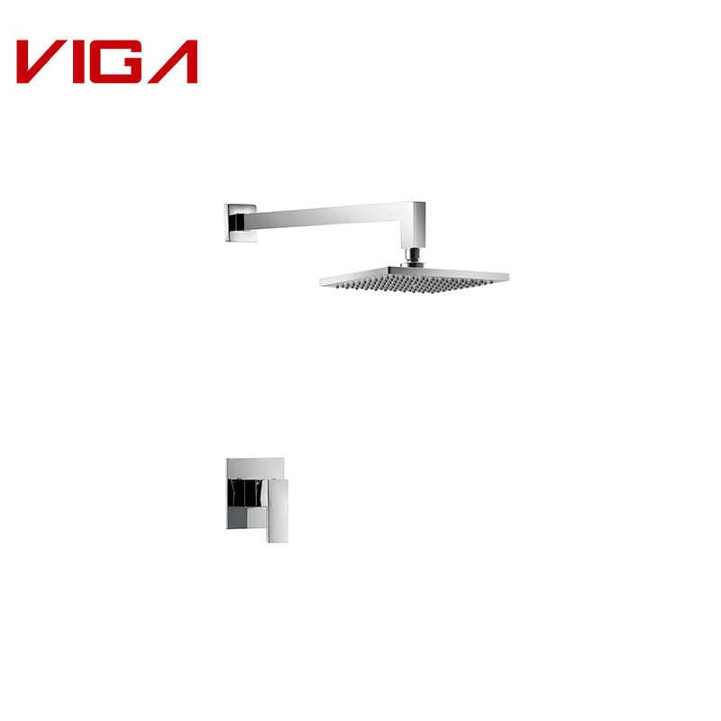 VIGA Concealed Shower Mixer, Concealed Shower Mixer Head Sets In Chrome