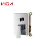 VIGA Embedded Box Shower Mixer, Dual Function Shower Mixer, 2 Way Mixing Diverter
