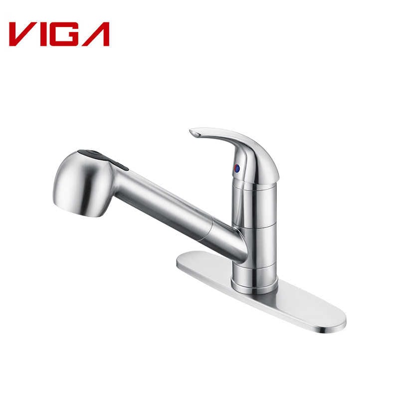 Brushed Kitchen Faucet One Handle Kaiping Factory
