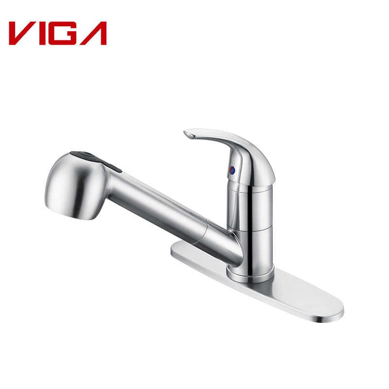 Kitchen Mixer, Kitchen Water Tap, Pull-out Kitchen Sink Faucet, Faucet VIGA, Faucet Manufacturer