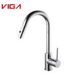 VIGA factory chrome plate kitchen faucet tap pull down kitchen mixer