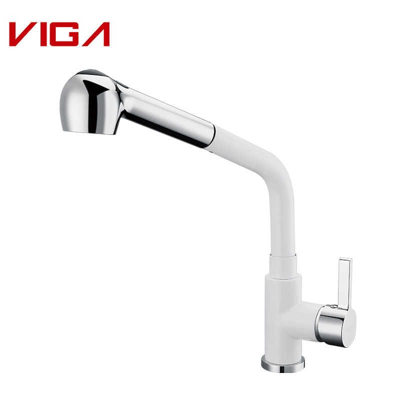 Mezclador de cocina, Grifo de agua de cocina, Pull-out Kitchen Sink Faucet, Grifo VIGA