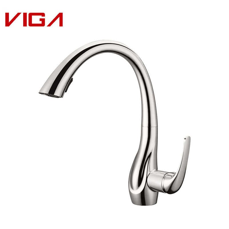 Kitchen Mixer Tap With Pull Out Spray Kaiping Companies Viga Faucet