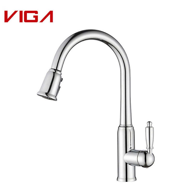 မီးဖိုချောင်ဖျော်စက်, Kitchen Water Tap, Pull Down Kitchen Sink Faucet, VIGA Faucet, Faucet Manufacturer