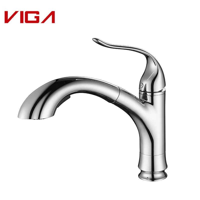 厨房搅拌机, Kitchen Water Tap, Pull-out Kitchen Sink Faucet, VIGA Faucet, Faucet Manufacturer