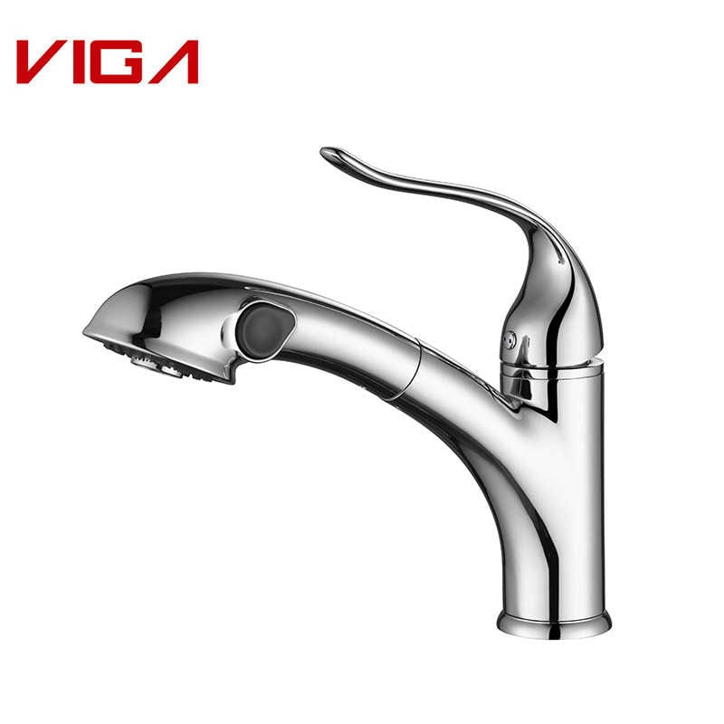 Kitchen Mixer, Kitchen Water Tap, Pull-out Kitchen Sink Faucet, VIGA Faucet, Faucet Manufacturer