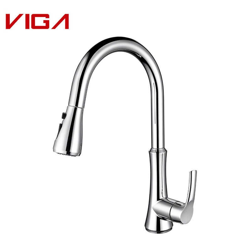 မီးဖိုချောင်ဖျော်စက်, Kitchen Water Tap, Pull Down Kitchen Sink Faucet, VIGA Faucet, Faucet Manufacturer