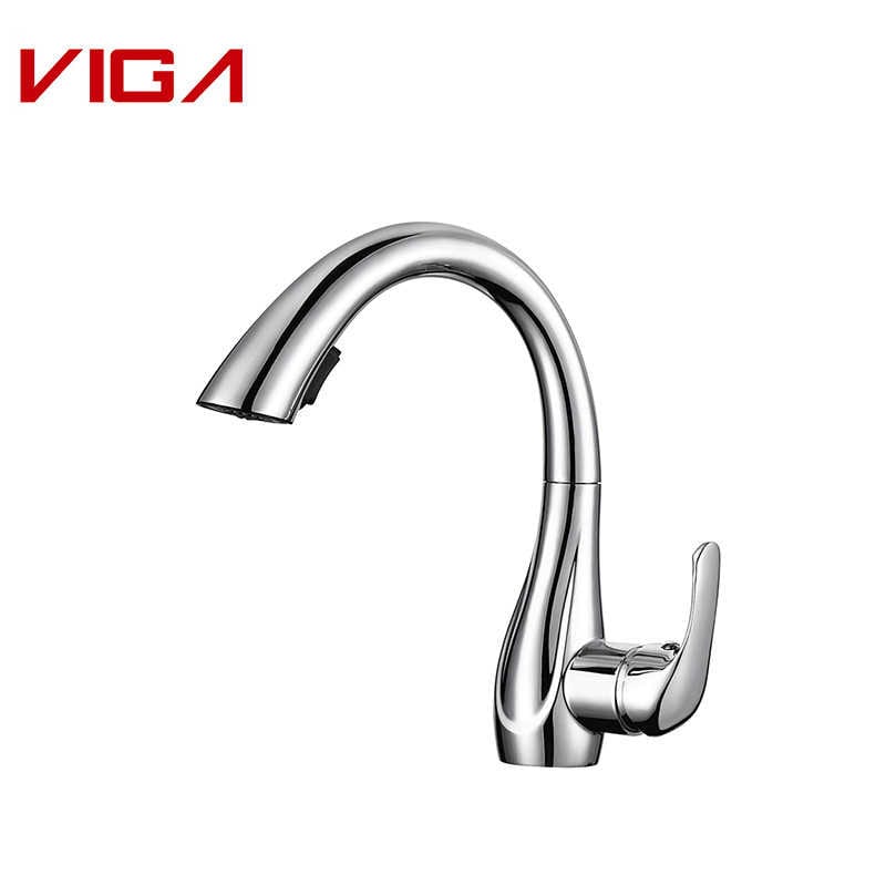 Kuchyňský mixér, Kitchen Water Tap, Swan Neck Design, VIGA Faucet, Faucet Manufacturer